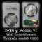 NGC 1926-p Peace Dollar $1 Graded ms63 By NGC