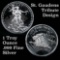 1 ounce .999 fine Silver Round in St. Gaudens Gold Tribute Design