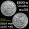 1890-o Morgan Dollar $1 Grades Select AU