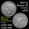 1927-p Peace Dollar $1 Grades vf++