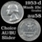 1953-d Washington Quarter 25c Grades Choice AU/BU Slider
