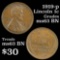 1919-p Lincoln Cent 1c Grades Select Unc BN