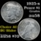 1925-s Peace Dollar $1 Grades Choice AU/BU Slider