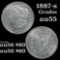 1887-s Morgan Dollar $1 Grades Choice AU