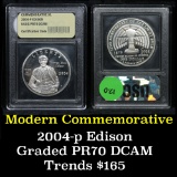 2004-p Edison Modern Commem Dollar $1 Graded Perfection, Gem++ Proof DCAM by USCG