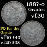 1887-o Morgan Dollar $1 Grades vf++