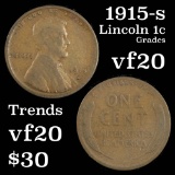 1915-s Lincoln Cent 1c Grades vf, very fine