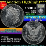 ***Auction Highlight*** 1890-s Morgan Dollar $1 Graded Choice Unc+ DMPL by USCG (fc)