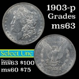 1903-p Morgan Dollar $1 Grades Select Unc