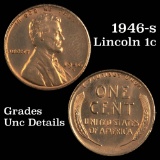 1946-s Lincoln Cent 1c Grades Unc Details