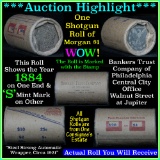 ***Auction Highlight*** Morgan dollar roll ends 1884 & 's', Better than average circ (fc)