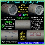 ***Auction Highlight*** Morgan dollar roll ends 1895 & 'o', Better than average circ (fc)