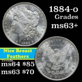 1884-o Morgan Dollar $1 Grades Select+ Unc