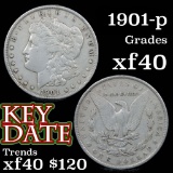 1901-p Morgan Dollar $1 Grades xf