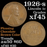 1926-s Lincoln Cent 1c Grades xf+