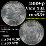 1889-p Morgan Dollar $1 Grades Select+ Unc