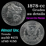 1878-cc Morgan Dollar $1 Grades AU Details