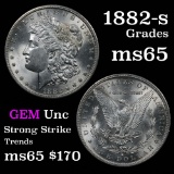 1882-s Morgan Dollar $1 Grades GEM Unc