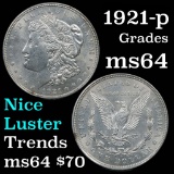 1921-p Morgan Dollar $1 Grades Choice Unc