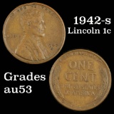 1942-s Lincoln Cent 1c Grades Select AU