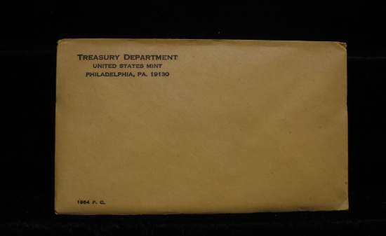 ***RARE  SEALED   1964 Proof Set Original Packaging Including Mint Letter