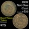 1837 Not One Cent Hard Times Token Grades vf++