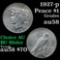 1927-p Peace Dollar $1 Grades Choice AU/BU Slider