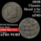 1828 Classic Head half cent 1/2c Grades xf