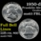 1950-d Franklin Half Dollar 50c Grades Select Unc FBL