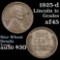 1925-d Lincoln Cent 1c Grades xf+