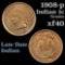 1908 Indian Cent 1c Grades xf