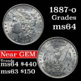 1887-o Morgan Dollar $1 Grades Choice Unc (fc)