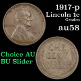 1917-p Lincoln Cent 1c Grades Choice AU/BU Slider