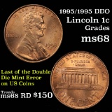 1995/1995 DDO Lincoln Cent 1c Grades GEM+++ Unc RD