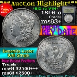 ***Auction Highlight*** Key Date 1896-o Morgan Dollar $1 Graded Select+ Unc by USCG (fc)