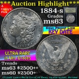 ***Auction Highlight*** Key Date 1884-s Morgan Dollar $1 Graded Select Unc by USCG (fc)