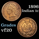 1896 Indian Cent 1c Grades vf, very fine