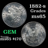1882-s Morgan Dollar $1 Grades GEM Unc