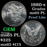 1880-s Morgan Dollar $1 Grades GEM Unc PL (fc)