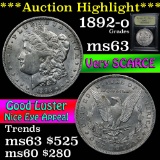 ***Auction Highlight*** 1892-o Morgan Dollar $1 Graded Select Unc by USCG (fc)