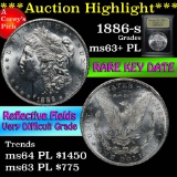 ***Auction Highlight*** 1886-s Morgan Dollar $1 Graded Select Unc+ PL by USCG (fc)