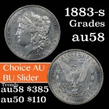 Key Date 1883-s Morgan Dollar $1 Grades Choice AU/BU Slider (fc)