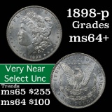 1898-p Morgan Dollar $1 Grades Choice+ Unc