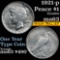 1921-p Peace Dollar $1 Grades Select Unc (fc)