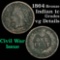 1864 Bronze Indian Cent 1c Grades vg details