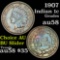 1907 Indian Cent 1c Grades Choice AU/BU Slider