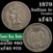 1879 Indian Cent 1c Grades xf+