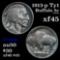 1913-p Ty1 Buffalo Nickel 5c Grades xf+