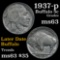 1937-p Buffalo Nickel 5c Grades Select Unc