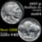 1937-p Buffalo Nickel 5c Grades Choice Unc